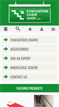 Mobile Screenshot of evacuationchairshop.com